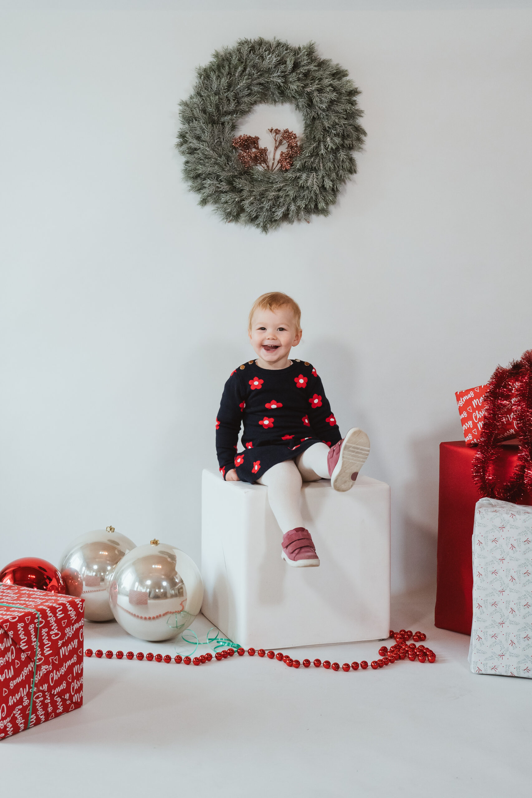 Weihnachtliches Kinderfoto